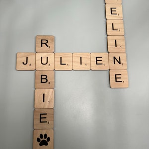 lettre scrabble/ lettre / lettre XXL/ lettre bois / lettre scrabble bois/ lettre géante image 2