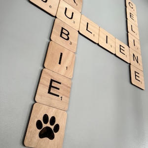 lettre scrabble/ lettre / lettre XXL/ lettre bois / lettre scrabble bois/ lettre géante image 1