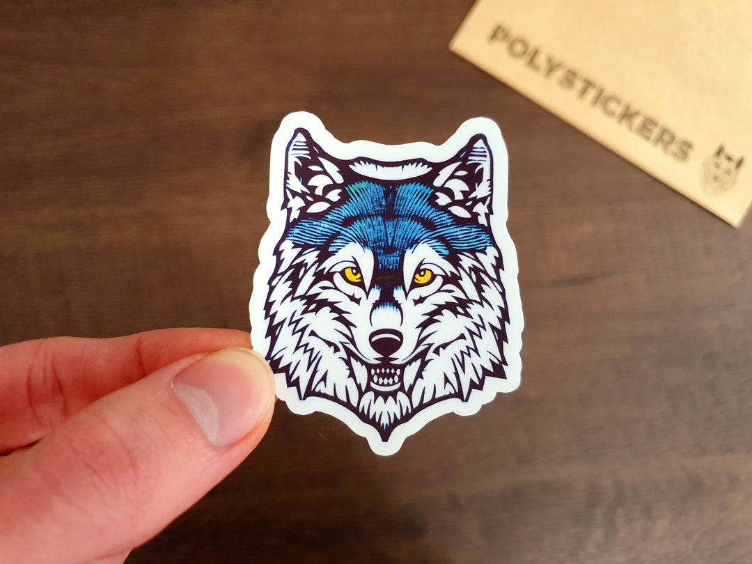 Wolf Mini Sticker Wolf Sticker Wild Wolf Sticker Wolf Statue Wolf Art - Etsy