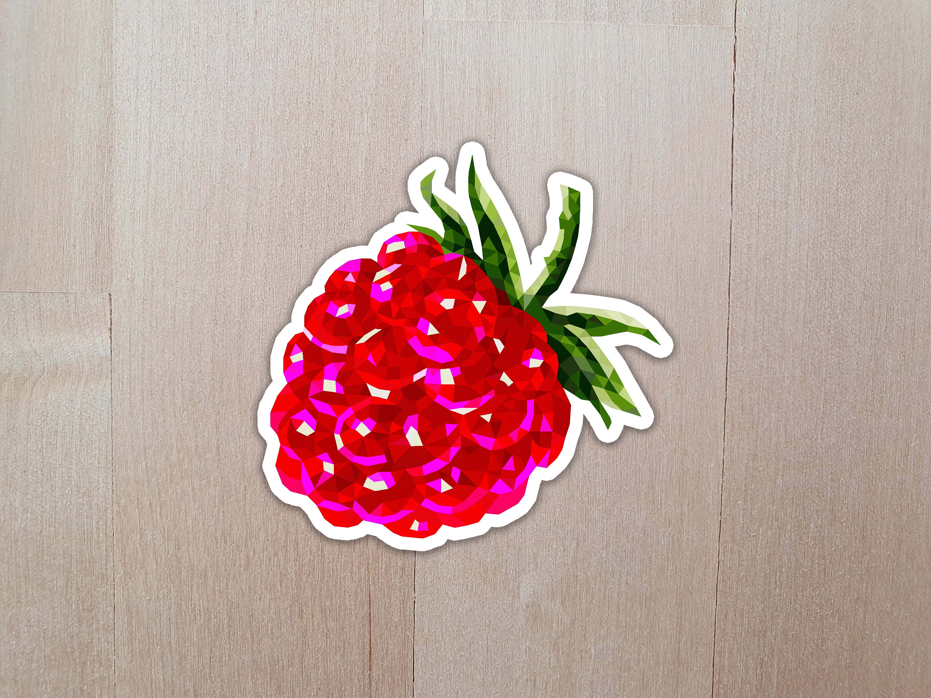 Rockin' Raspberry Magnetic Refrigerator Skin Fruit Crate Inspired Art Fridge  Cover FREE Shipping 