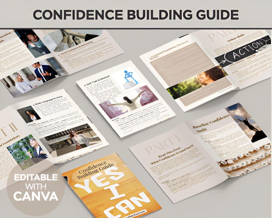 Confidence Building Guide – Digital Self Improvement PDF With Self ...