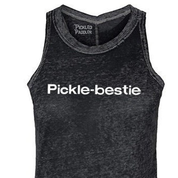 Partner -  Pickle-bestie Performance Pickleball Tank Top - Women