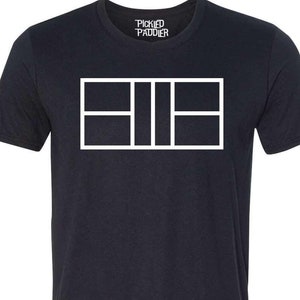 Performance Quality - Soft Wicking Court Outline - Pickleball T-shirt Men’s/Unisex