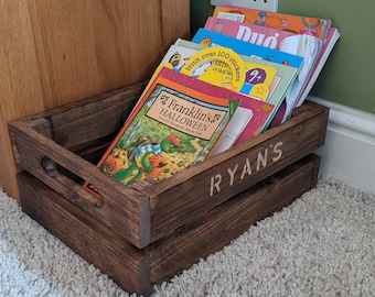 Handmade Custom Personalised Engraved Rustic Wooden Beer Crate Indoor Outdoor Home Storage Box Farmhouse Gift for fathers day him Container