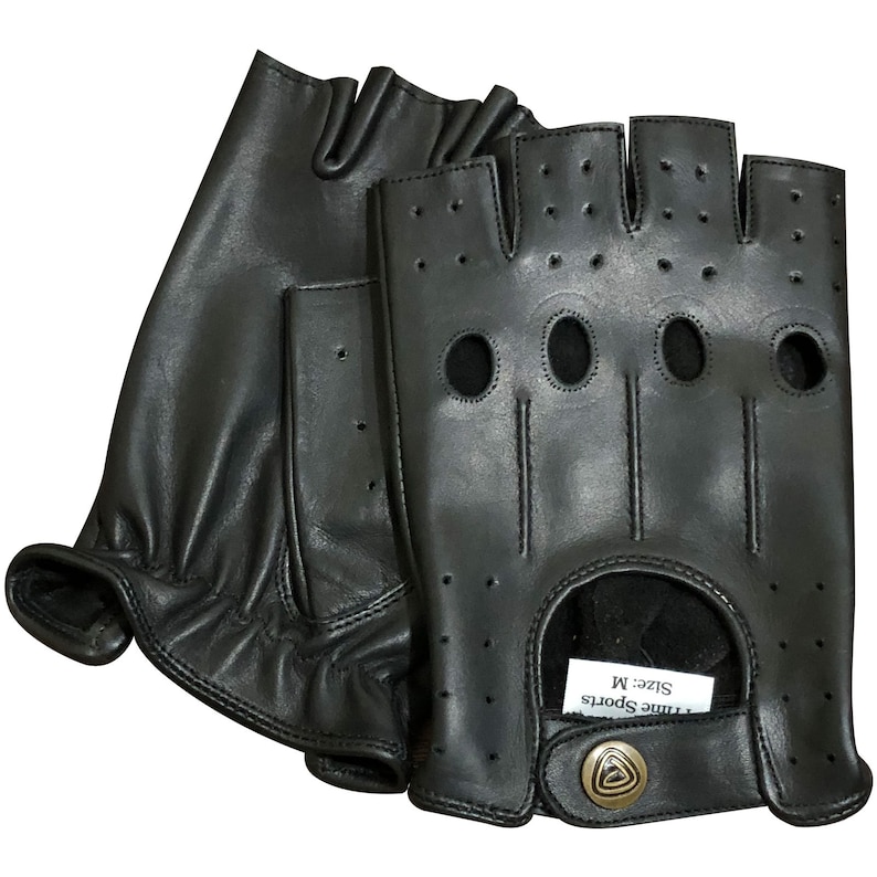 Gants de conduite PSS en cuir véritable pour hommes, gants de moto, modèle 309 image 2