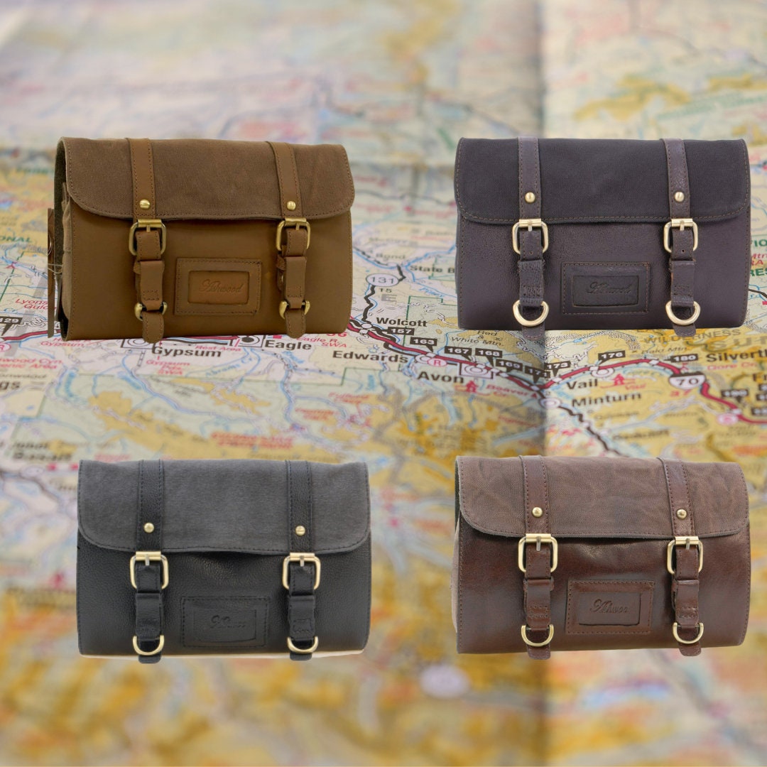 Ashwood Genuine Leather Clutch Handbag Purse Brown 15” x 11” x 4” 3 ZIP  Pockets