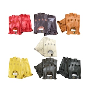 Gants de conduite PSS en cuir véritable pour hommes, gants de moto, modèle 309 image 1