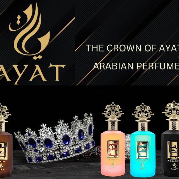Crown Of Ayat New Arabian heritage Perfumes 100ML Oriental Elegant Fragrance