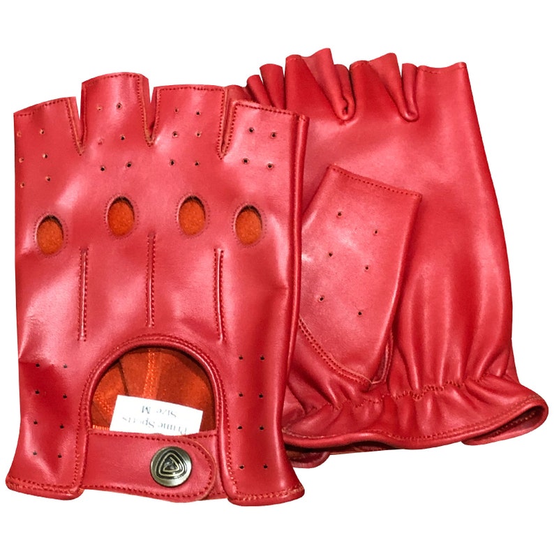 Gants de conduite PSS en cuir véritable pour hommes, gants de moto, modèle 309 image 6