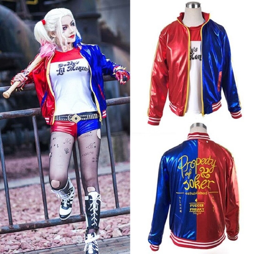 Harley Quinn Cosplay Suicide Squad Harley Quinn Costume Set Etsy