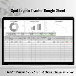 2025 Crypto excel template, investment tracking, Portfolio tracking, crypto tracking, Cryptocurrency excel template, crypto trading, Bitcoin