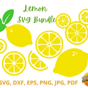 Svg citron, tranche de citron svg, svg Hello Summer, lot svg citron, lot svg tranche de couches de citron, cricut citron, téléchargement numérique, artsy Amina