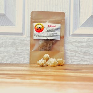 Elemi Resin Gum / Canarium Album 25g-Natürlich luftgetrocknet, um die Verwendung zu erleichtern