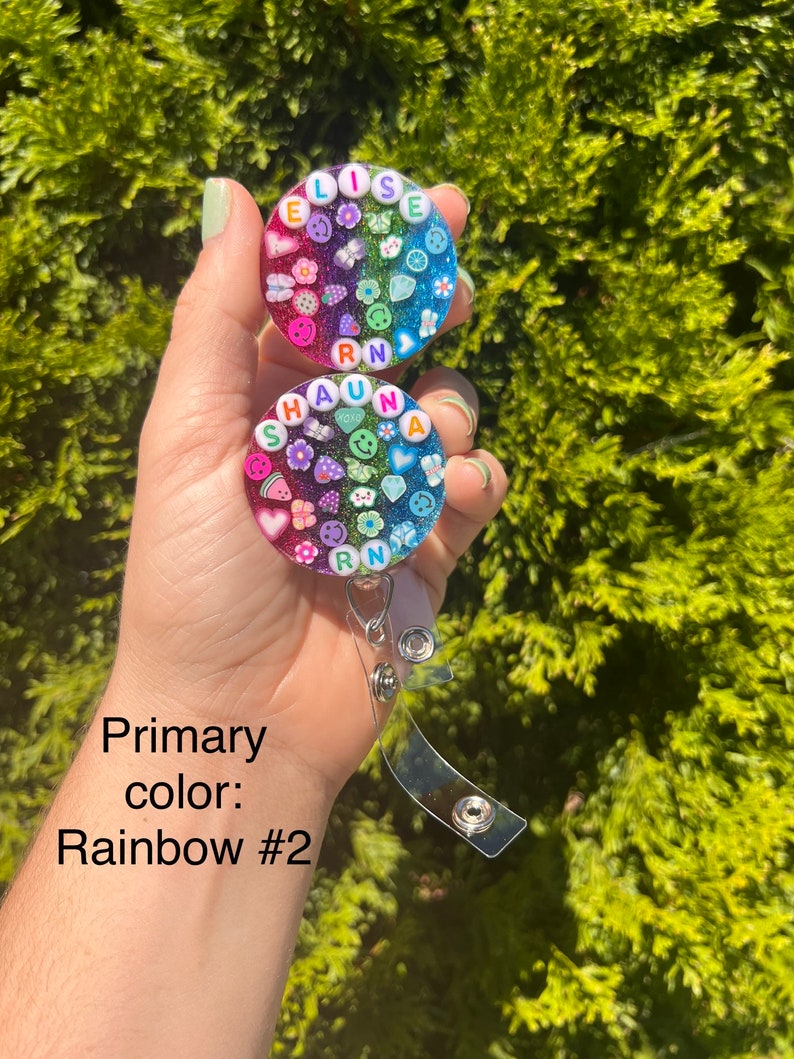 Badge Reel Custom Made resin Molds Fruit Flowers Etsy