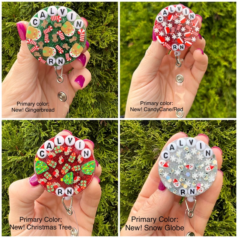 Badge Reel Custom Made resin Molds Fruit Flowers Etsy