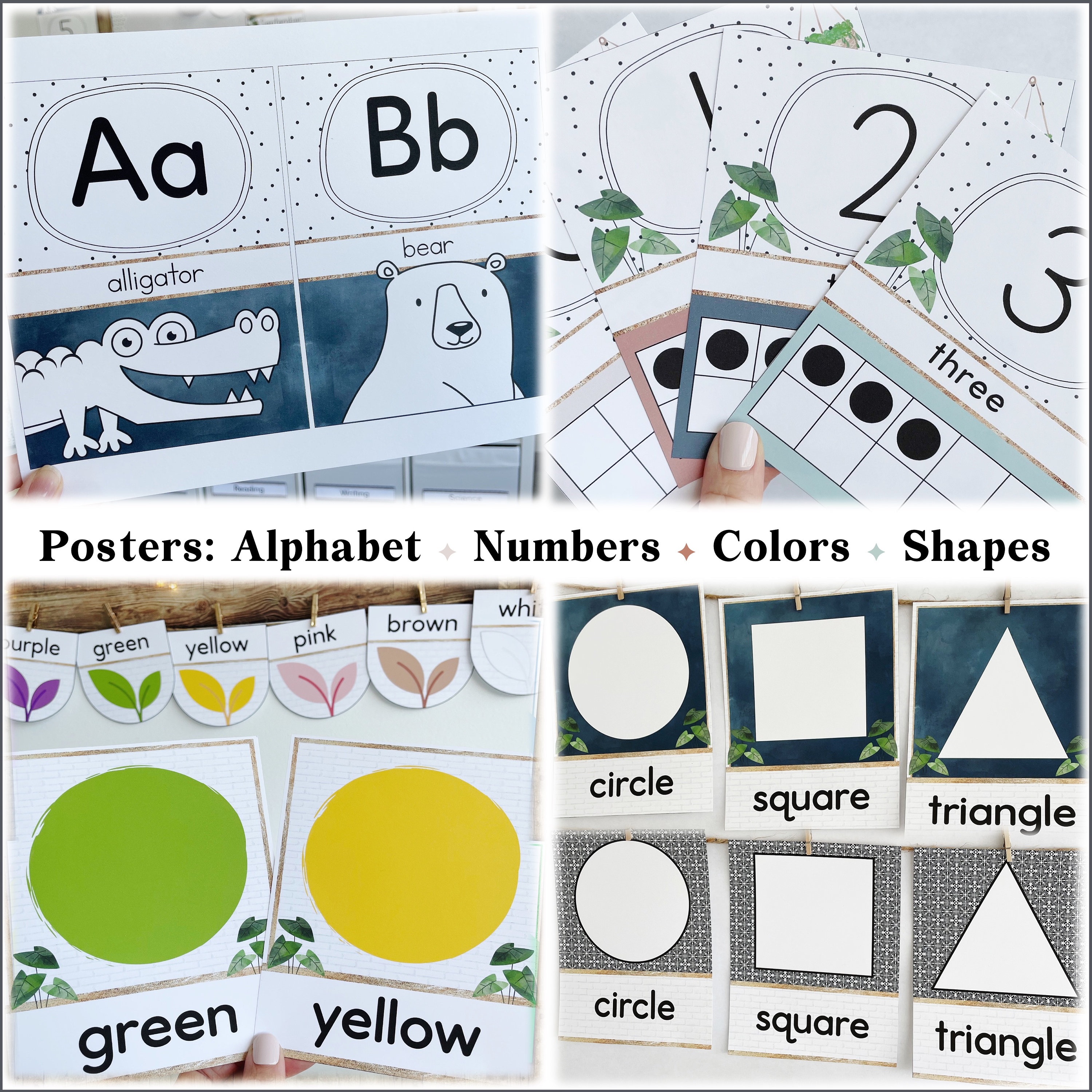 Modern Boho Classroom Decor Bundle | Editable Classroom Decor Bundle ...