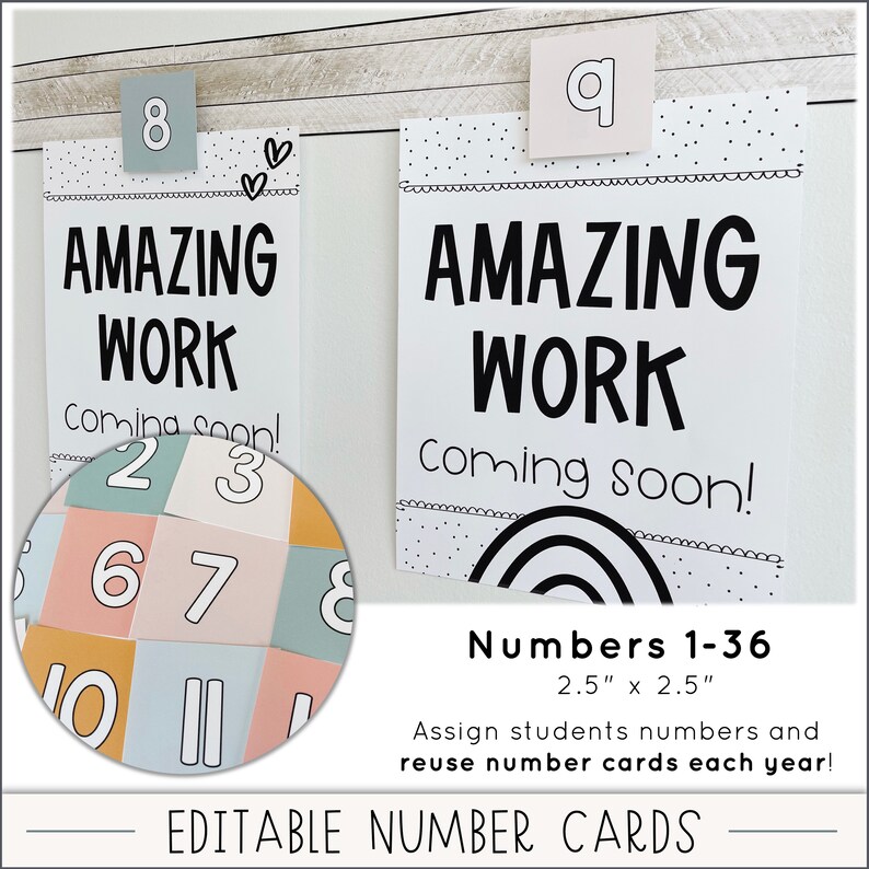 Amazing Work Coming Soon Bulletin Board Back to School Bulletin Board ...
