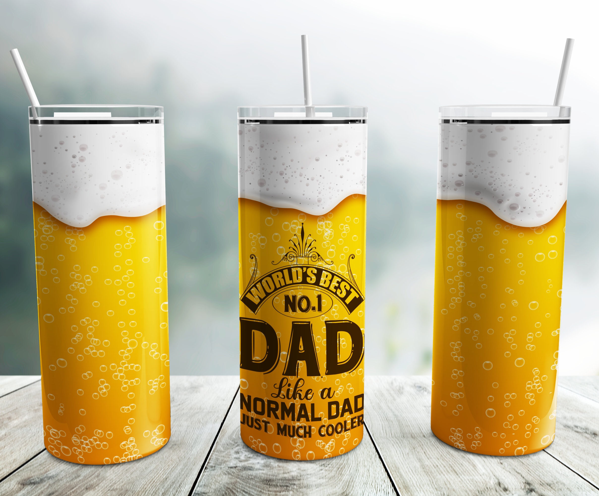 World Best No.1 Dad Tumbler Wrap PNG Fathers Day 20 Oz Skinny - Etsy Canada