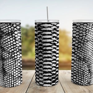 Snake Skin Tumbler Wrap PNG, Snake Pattern 20 oz Skinny Tumbler Sublimation Design Straight Tapered Template, Animal Print