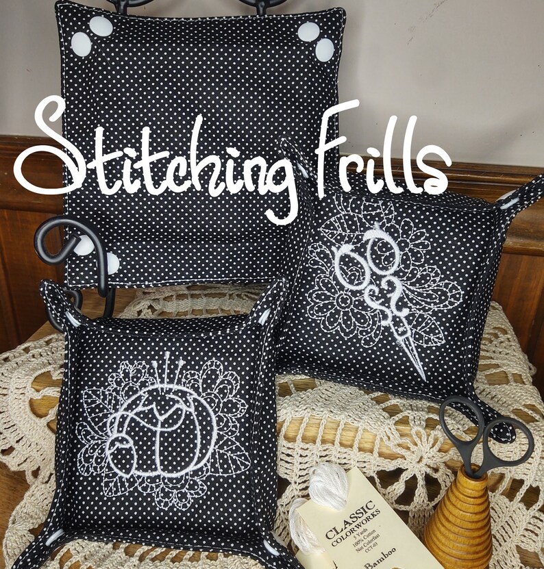 Cross Stitch Orts Container Cross Stitch Notions Cross Etsy