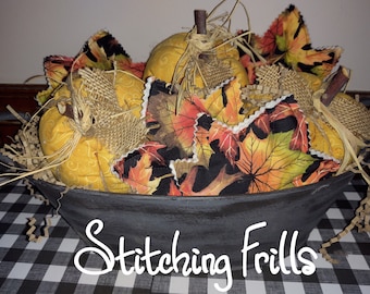 Fall Decor, Fall, Pumpkins, Tiered Tray Decor, Halloween, Bowl Fillers, Fabric Pumpkins, Stuffed Pumpkins