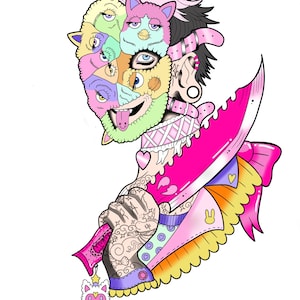 Illustration print A4
