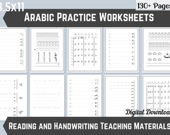 Arabic Handwriting Practice/Learn Arabic/Letter Recognition/Arabic Busy Book/Fine Motor Skills/Arabic Calligraphy/Arabic Teaching Resource