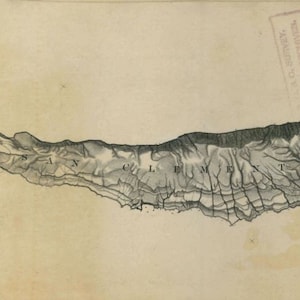 サンクレメンテ島 カリフォルニア州 1890 年 地形図 5100