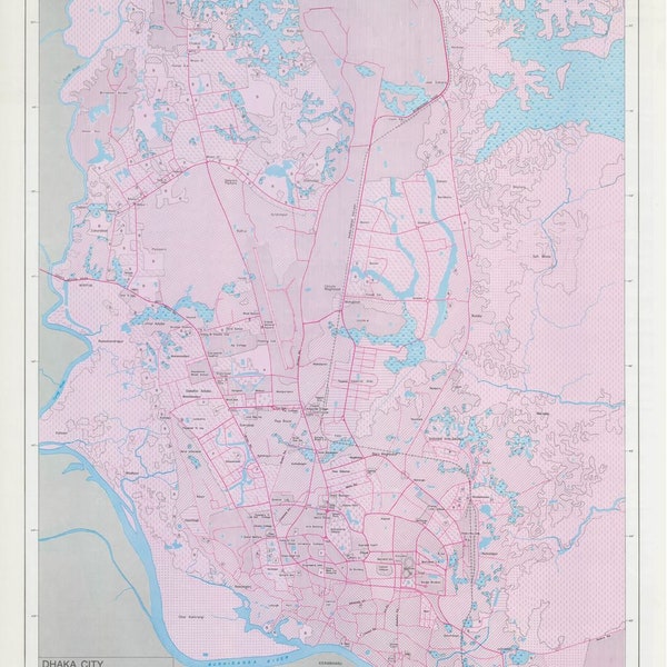 Dhaka City Land Use 1984 (Bangladesh)