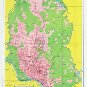 Dhaka Guide Map 1987 (Bangladesh) recto-verso