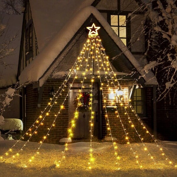 Solar christmas star