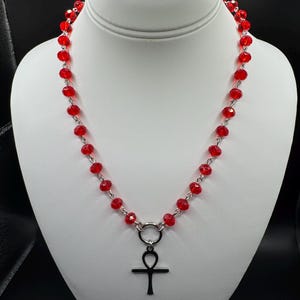 Ancient Vampire Ankh Necklace