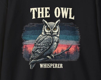 Owl Whisperer Sweatshirt: Cozy Bird Lover Jumper