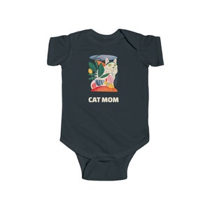 Body niemowlęce Cat Mom Fine Jersey