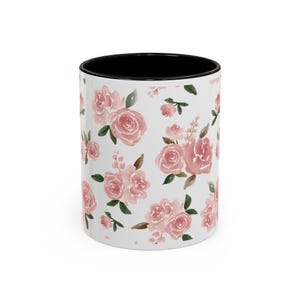 Floral Coffee Mug - Spring Pattern Tea Cup, Garden Kitchen Decor, Gift for Mom, Botanical Drinkware, Cottagecore Home Accessory