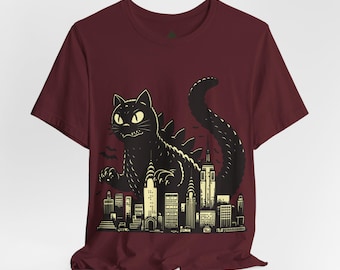 Giant Catzilla T-Shirt: Unisex Graphic Tee