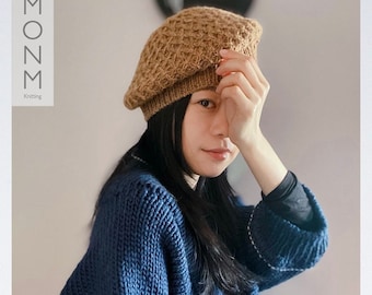 Windmill Beret - English Knitting Pattern