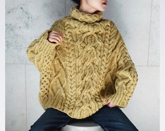 Pull Aran - Modèle de tricot anglais