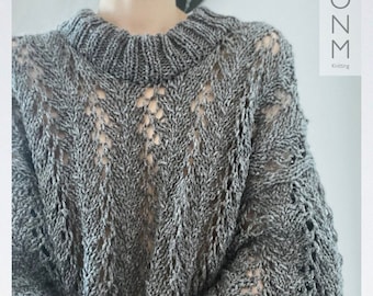 Davallia Pullover - English Knitting Pattern