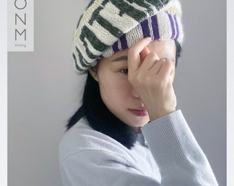Beret Day Beret - English Knitting Pattern
