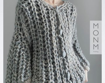 Long Weekend Cardigan - English Knitting Pattern