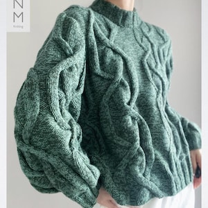 Maze Pullover - English Knitting Pattern