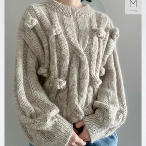 Knot Jumper - English Knitting Pattern