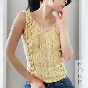 Sisilia Top - English Knitting Pattern