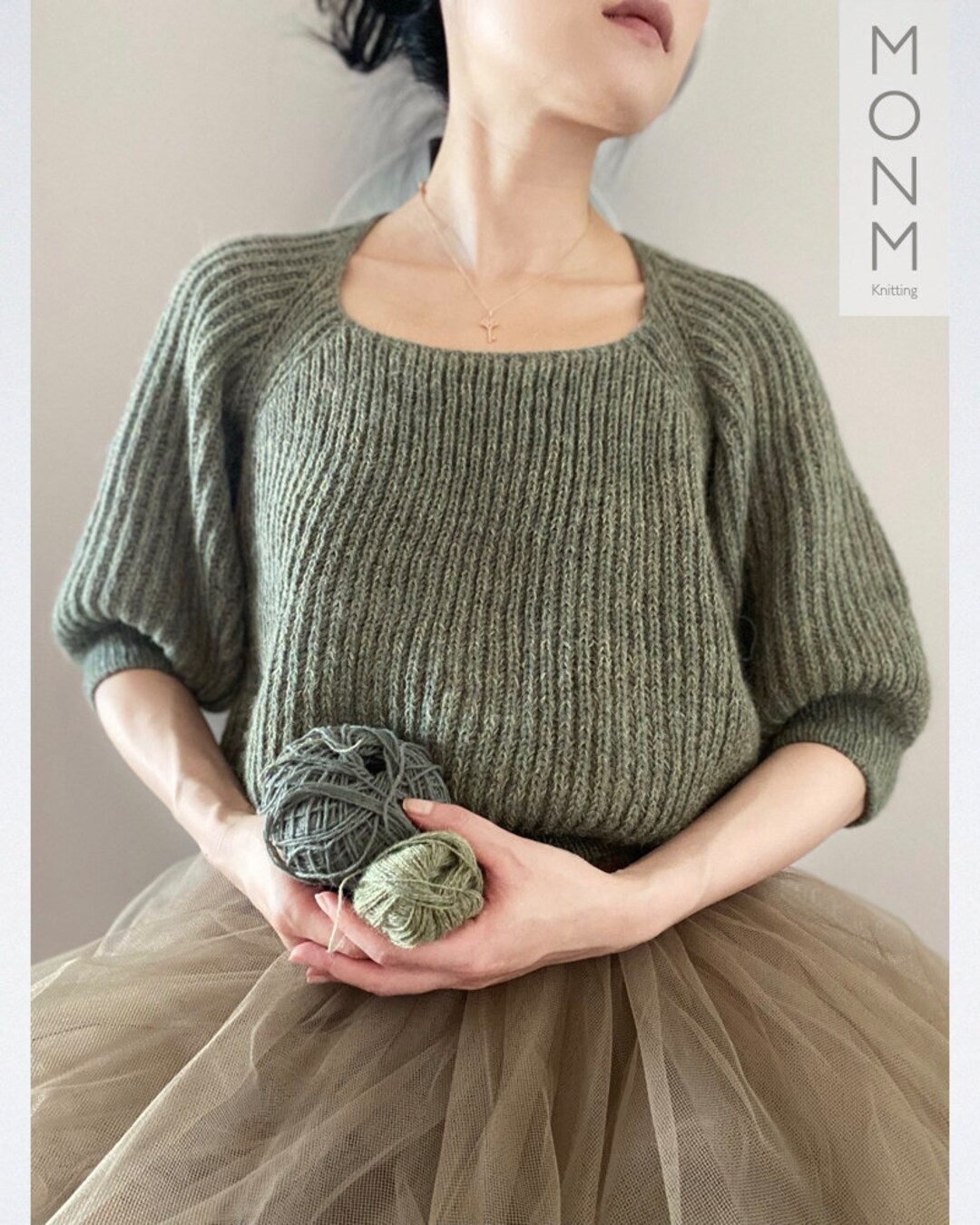 Jil Sweater - English Knitting Pattern - Etsy
