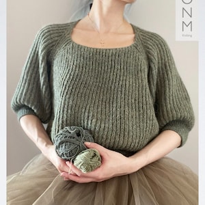 Jil Sweater - English Knitting Pattern