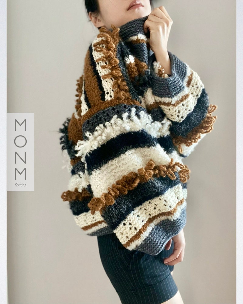 Trifle Jumper - English Knitting Pattern - Etsy