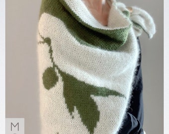 Rameau D&#39;olivier Shawl - English Knitting Pattern