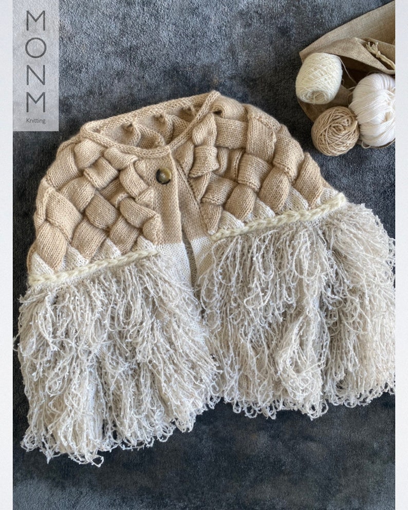 Sakura Jacket English Knitting Pattern - Etsy