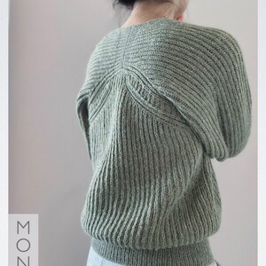Jil Sweater - English Knitting Pattern - Etsy
